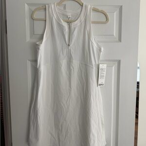 Lululemon Athletica White Zip-Up Dress